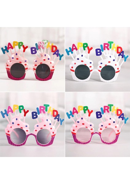 Doğum Günü Partisi Güneş Gözlüğü Partiler Fotoğrafları Için Komik Mutlu Doğum Günü Gözlükleri (Yurt Dışından) indirimleri