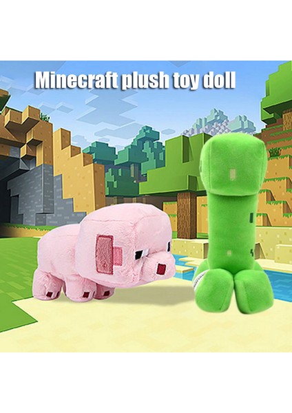 Minecraft Peluş Oyuncak Ürpertici Bebek Yumuşak Doldurulmuş Hayvan Çocuk Çocuk Noel Hediyesi (Yurt Dışından) modelleri