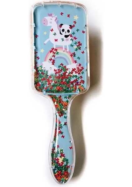 1/2 Adet Karikatür Gökkuşağı Panda Saç Fırçası Hava Yastığı Bebek Tarak Şeffaf Masaj Tarak Plastik Dolaşık Açıcı Saç Fırçası (Yurt Dışından) fiyatları