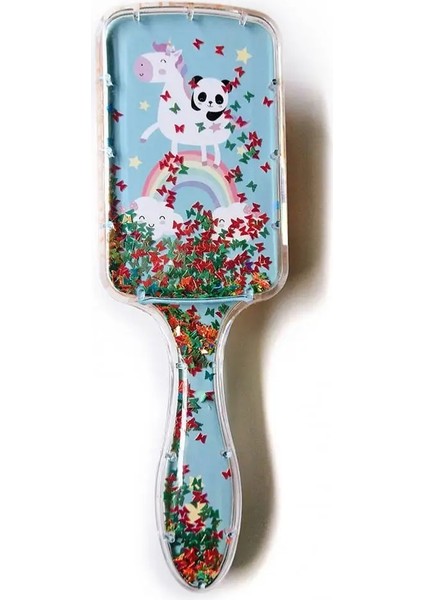 1/2 Adet Karikatür Gökkuşağı Panda Saç Fırçası Hava Yastığı Bebek Tarak Şeffaf Masaj Tarak Plastik Dolaşık Açıcı Saç Fırçası (Yurt Dışından) indirimleri