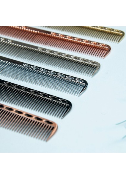 Anti-Statik Metal Kuaförlük Taraklar Profesyonel Uzay Alüminyum Saç Tarak Saç Kesme Ölme Fırçası Berber Aracı Salon Aksesuarı (Yurt Dışından) modelleri