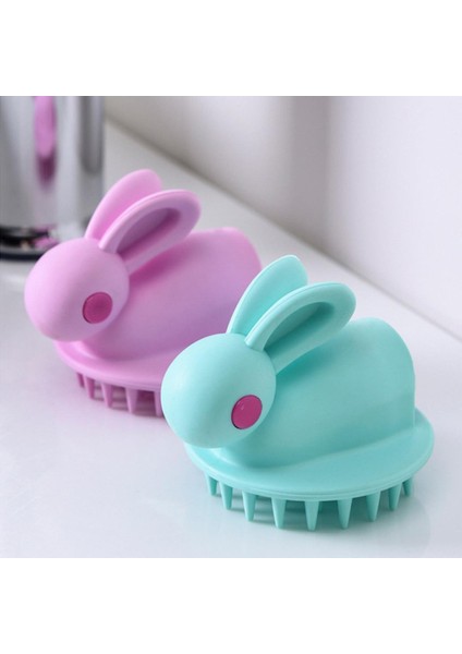 Silikon Şampuan Saç Derisi Saç Masajı Kafa Vücut Saç Derisi Masaj Fırçası Tarak Saç Yıkama Tarağı Duş Fırçası Banyo Spa Masaj Fırçası (Yurt Dışından)