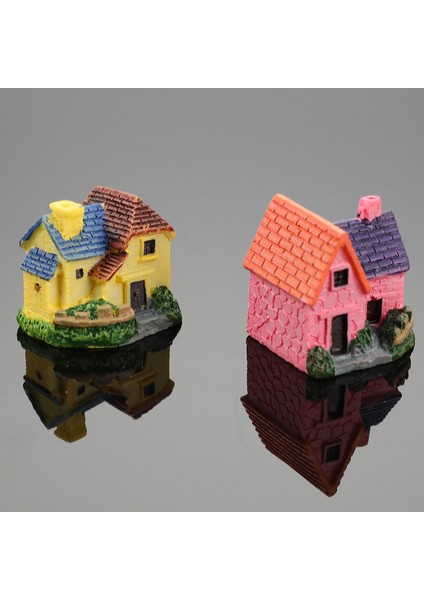 Yapay Mini Minyatür Reçine Ev Zanaat Süsleme Küçük Ev Modeli Dekor (Yurt Dışından) fırsatları