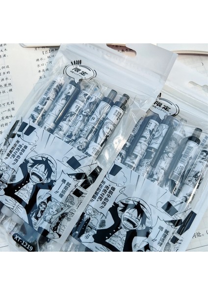 6 Adet/takım Anime One Piece Naruto Aotu Dünya Karikatür Baskı Jel Kalem 0.5mm Siyah Basın Kalemler Erkek Öğrenci Okul Kırtasiye Hediye (Yurt Dışından) fiyatları