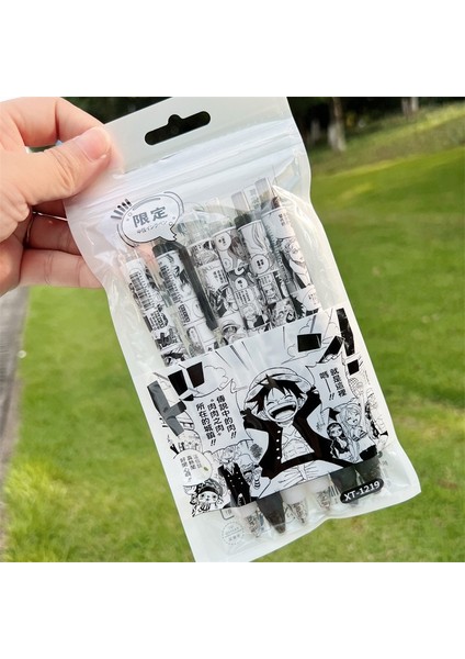 6 Adet/takım Anime One Piece Naruto Aotu Dünya Karikatür Baskı Jel Kalem 0.5mm Siyah Basın Kalemler Erkek Öğrenci Okul Kırtasiye Hediye (Yurt Dışından) modelleri