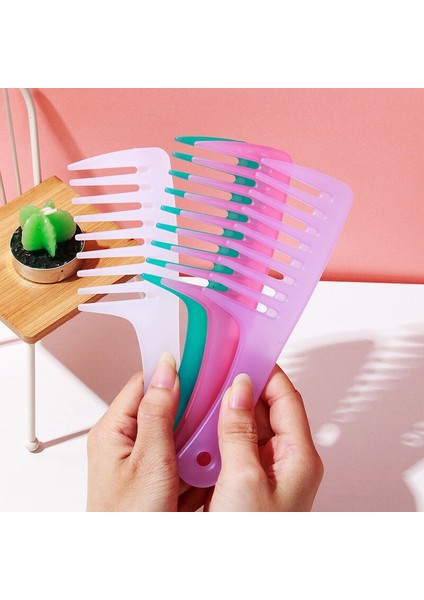 Küçük Büyük Diş Kıvırcık Saç Tarak Yetişkin Kadın Pürüzsüz Saç Tarak Geniş Diş Hiçbir Düğüm Kalınlaşmış Kuaförlük Tarak Şekillendirici Aracı (Yurt Dışından) fırsatları