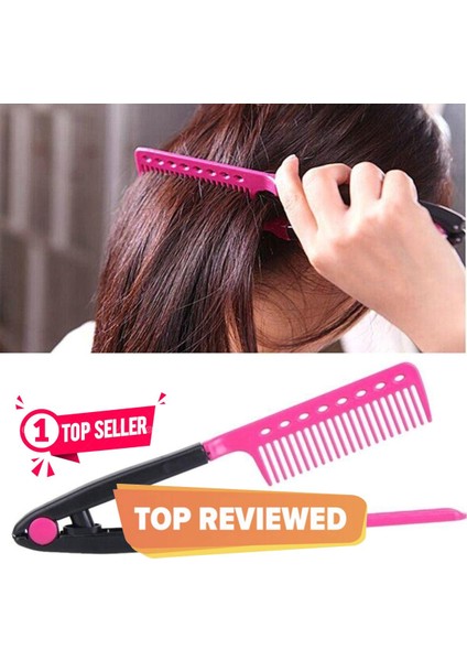 Saç Tarağı - Pembe Saça Şekil Verilmesi Veya Düzleştirilmesi Kolay Akıllı Kendin Yap Aracı, Kullanımı ve Taşıması Kolay Saça Isı Hasarı Vermeden Saçı Düzleştirin (Yurt Dışından) fiyatları