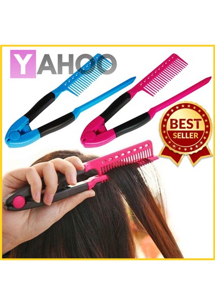 Saç Tarağı - Pembe Saça Şekil Verilmesi Veya Düzleştirilmesi Kolay Akıllı Kendin Yap Aracı, Kullanımı ve Taşıması Kolay Saça Isı Hasarı Vermeden Saçı Düzleştirin (Yurt Dışından) indirimleri
