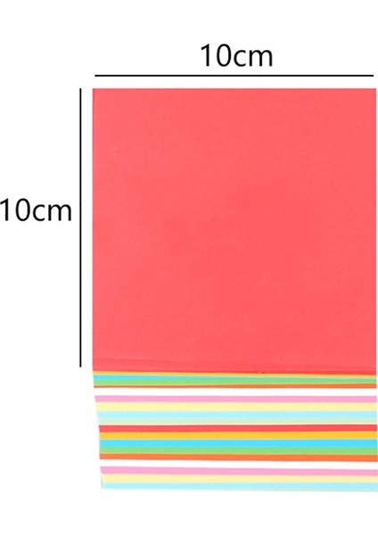 100 Adet Kare Origami Kağıt Çift Taraflı Renkli Dıy Katlanmış Papercraft Aracı (Yurt Dışından) fiyatları