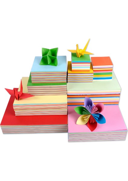 100 Adet Kare Origami Kağıt Çift Taraflı Renkli Dıy Katlanmış Papercraft Aracı (Yurt Dışından) fırsatları