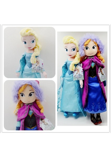 Adet/takım 40 cm Elsa Anna Prenses Bebek Dolması Yumuşak Peluş Oy Bebek Oy Irls Için Stil: 2 Adet (Yurt Dışından) modelleri