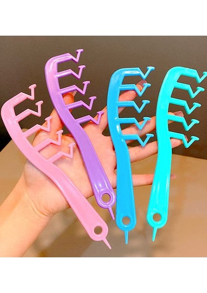 Saç Doğal Kabarık Tarak Z Şeklinde Saç Dikiş Şekillendirici Geniş Diş Taraklar Profesyonel Plastik Saç Şekillendirici Tarak 4 Renk (Yurt Dışından) modelleri