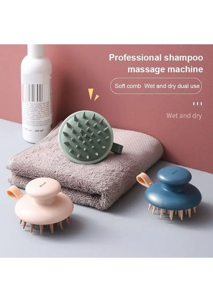 Şampuan Başlığı Saç Derisine Masaj Fırçası Vücut Fırçaları Saç Yıkama Tarak Banyo Spa Duş Fırçaları Masaj Fırçası Saç Fırçası (Yurt Dışından)