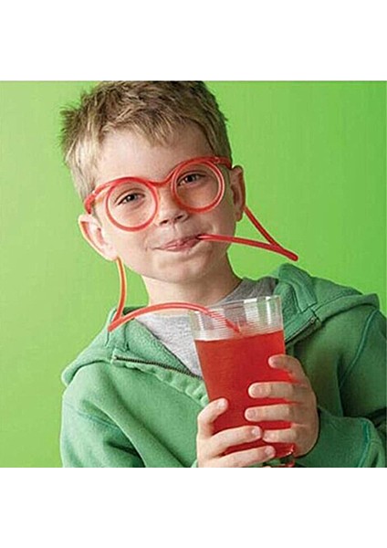 Gözlük Straw Çok Amaçlı Komik Yenilik Gözlükler Straw Drinkware Dekor (Yurt Dışından) fırsatları
