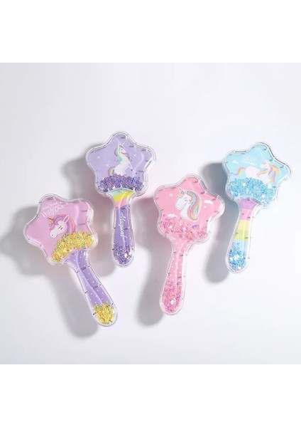 Karikatür Hava Yastığı Masaj Tarak Saç Fırçası Yıldız Payet Bataklık Anti-Düğüm Dolaşmayı Çözücü Saç Fırçası Bebek Kıvırcık Saç Aksesuarları (Yurt Dışından) fiyatları