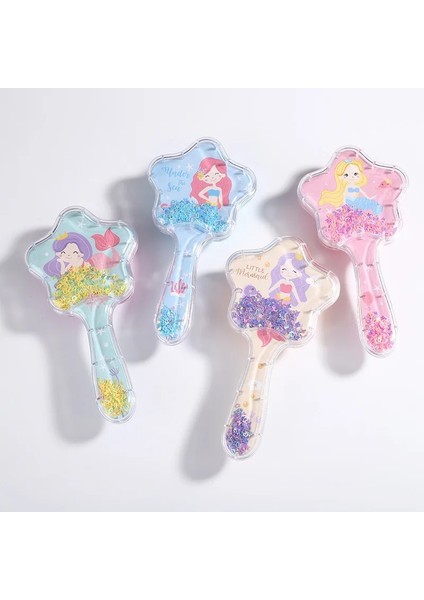 Karikatür Hava Yastığı Masaj Tarak Saç Fırçası Yıldız Payet Bataklık Anti-Düğüm Dolaşmayı Çözücü Saç Fırçası Bebek Kıvırcık Saç Aksesuarları (Yurt Dışından) fırsatları