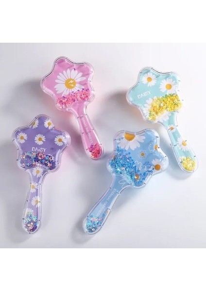 Karikatür Hava Yastığı Masaj Tarak Saç Fırçası Yıldız Payet Bataklık Anti-Düğüm Dolaşmayı Çözücü Saç Fırçası Bebek Kıvırcık Saç Aksesuarları (Yurt Dışından) indirimleri