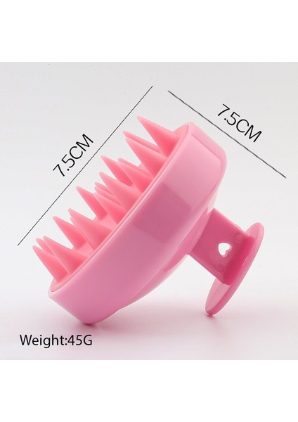 Silikon Masaj Tarak Duş Fırçası Şampuan Araçları Kafa Temiz Bakım Saç Silikon Şampuan Fırçası Kuaförlük Aracı (Yurt Dışından) modelleri