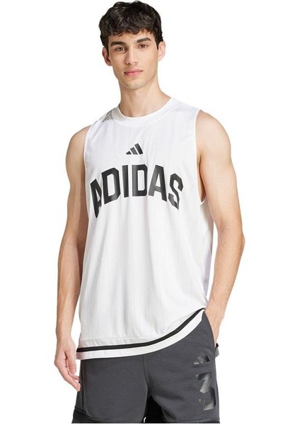 Erkek Beyaz Atlet M US SPORT TNK JD8088