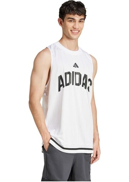 Erkek Beyaz Atlet M US SPORT TNK JD8088