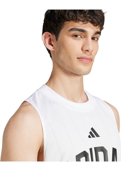 Erkek Beyaz Atlet M US SPORT TNK JD8088