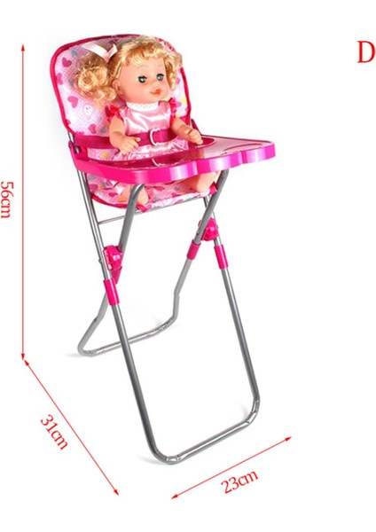 Bebek Evi Aksesuarları Sallanan Sandalyeler Salıncak Yatak Yemek Sandalyesi Bebek Oyun Evi (Yurt Dışından)