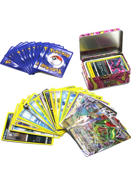 Yeni Gümüş Tempest Pokemon Kartları Demir Kutu 42 Kart Savaş Oyunu Hobi Koleksiyon Oyun Koleksiyonu Anime Çocuk Kartları (Yurt Dışından) modelleri