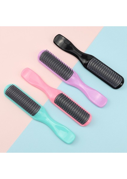 Saç Derisi Masaj Tarak Dokuz Sıralı Tarak Dolaşık Açıcı Saç Fırçası Berber Dükkanı Salon Kuaförlük Tarak Kadınlar Için Saç Bakımı Şekillendirici Aracı (Yurt Dışından) fiyatları