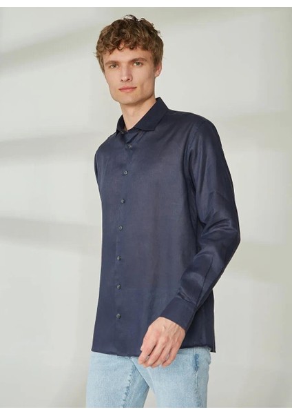 Gömlek Yaka %100 Keten Erkek Gömlek fiyatları