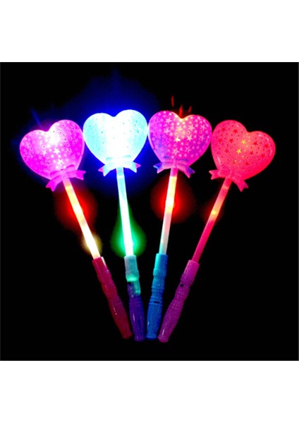 Kalp Şeklinde LED Işıklı Oyuncaklar Sihirli Değnek Flaş Parlayan Light Up Değnek Aydınlık Oyuncaklar Podazz (Yurt Dışından) fiyatları