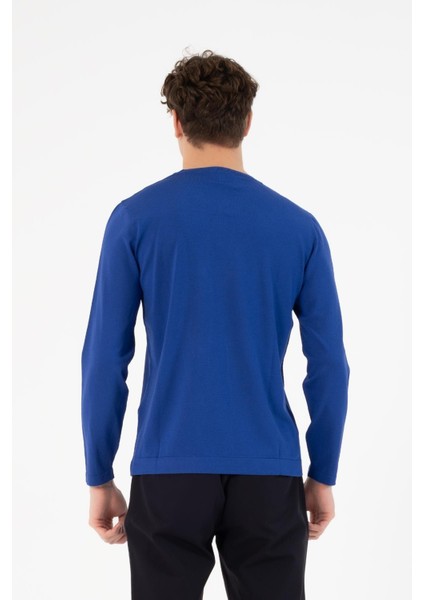 Bisiklet Yaka Slim Fit Basic Erkek Kazak