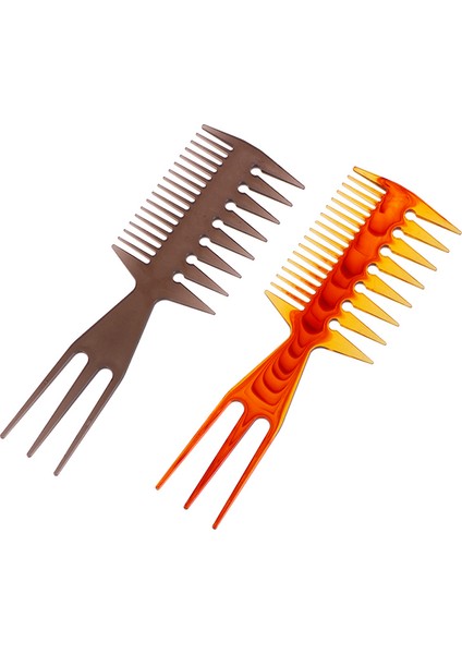 Geniş Dişler Saç Fırçası Çatal Tarak Erkekler Sakal Afro Saç Kuaförlük Aracı (Yurt Dışından) fiyatları