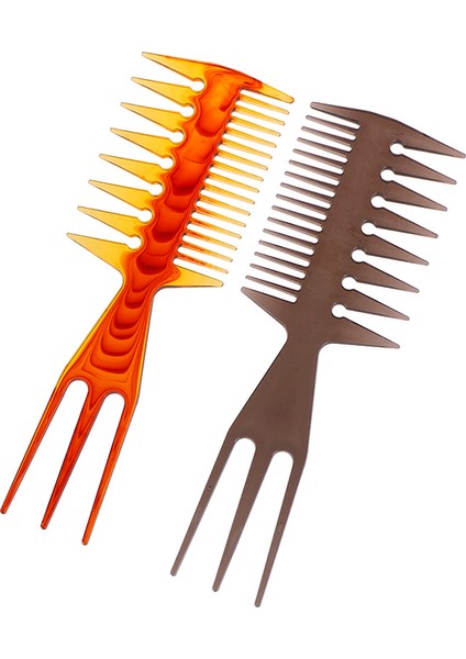 Geniş Dişler Saç Fırçası Çatal Tarak Erkekler Sakal Afro Saç Kuaförlük Aracı (Yurt Dışından) fırsatları