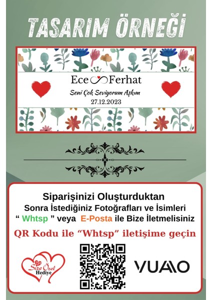 Kişiye Özel Isimli & Tarihli Desenli Kupa Bardak - Isme Özel Baskılı Kupa Bardağı modelleri
