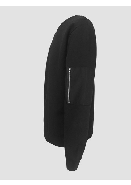 Bisiklet Yaka Cepli Basic Erkek Sweatshirt modelleri