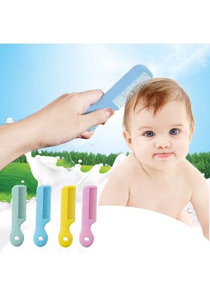 Bebek Saç Tarak Bebek Güvenliği Malzeme Bakım Saç Tarak Yuvarlak Diş Saç Bakım Tarak Saç Fırçası Bebek Saç Fırçaları Erkek Bebek Kız Hediye (Yurt Dışından)