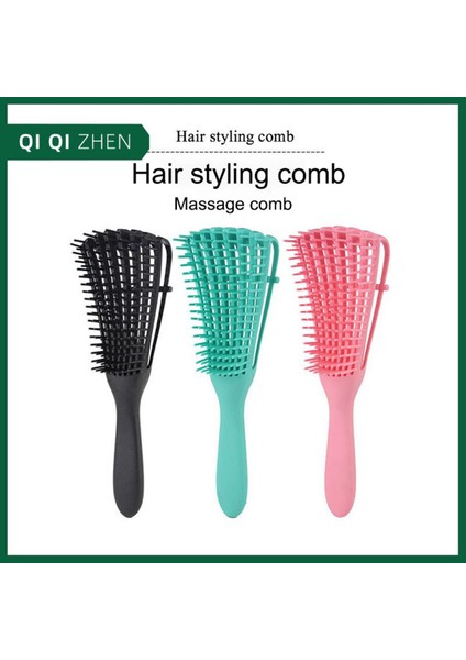 Saç Fırçası Dolaşık Açıcı Fırça Saç Derisi Masaj Saç Tarak Dolaşık Açıcı Fırça Kıvırcık Saç Fırçası Dolaşık Açıcı Saç Fırçası Kadın Erkek Salon (Yurt Dışından)