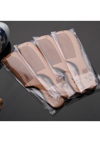 Adet Doğal Şeftali Ahşap Tarak Yakın Dişler Anti-Statik Baş Masajı Saç Bakımı (Yurt Dışından) fırsatları