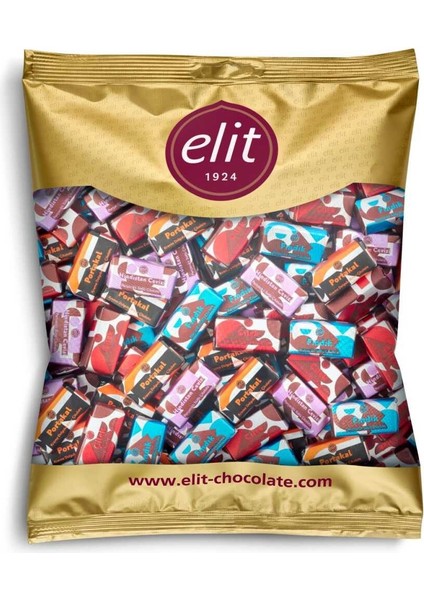 Dikdörtgen Baton Çikolata 4\'lü Mix 1kg Glutensiz