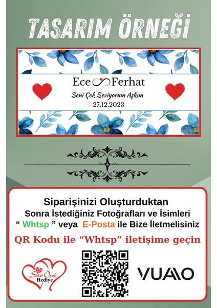 Kişiye Özel Isimli & Tarihli Desenli Kupa Bardak - Isme Özel Baskılı Kupa Bardağı modelleri