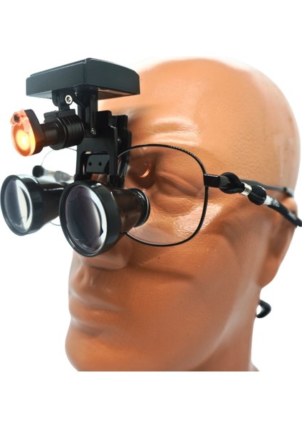 Hiperlupa LT355 Sabit Büyüteç Gözlük Ttl 3.5x Siyah 5W LED Lambal Ince Çerçeve Dental Loupe Gözlük fiyatları