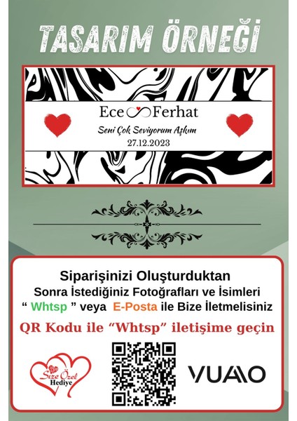 Kişiye Özel Isimli & Tarihli Desenli Kupa Bardak - Isme Özel Baskılı Kupa Bardağı