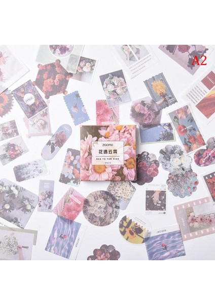 80 Adet/kutu Kırtasiye Etiket Dıy Günlüğü Scrapbooking Kağıt Yapışkanlı Çıkartmalar (Yurt Dışından)