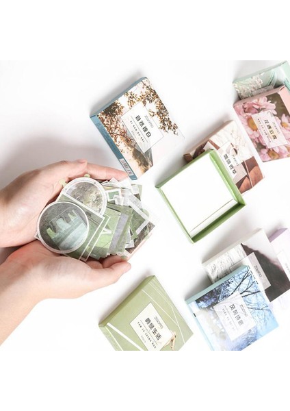 80 Adet/kutu Kırtasiye Etiket Dıy Günlüğü Scrapbooking Kağıt Yapışkanlı Çıkartmalar (Yurt Dışından) fırsatları