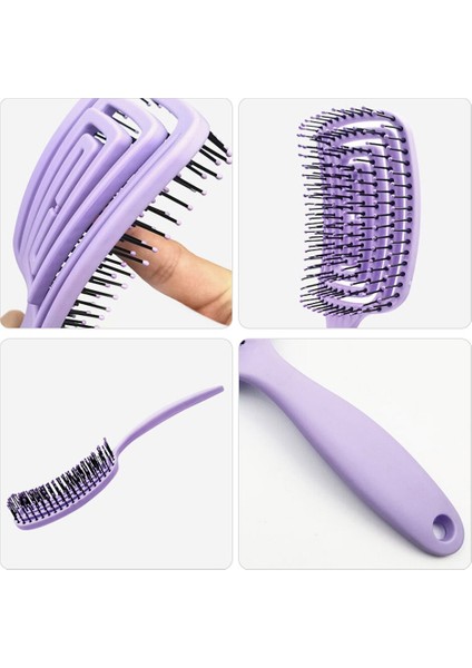 Saç Derisi Masaj Tarak Saç Fırçası Kıl Naylon Kadın Islak Kıvırcık Detangle Saç Fırçası Kaymaz Salon Kuaförlük Şekillendirici Aracı (Yurt Dışından) modelleri