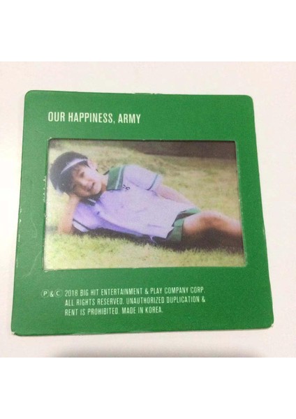 Bts Bts Çocukluk Fotoğrafı Bebek Kartı Varyasyonu (Yurt Dışından)