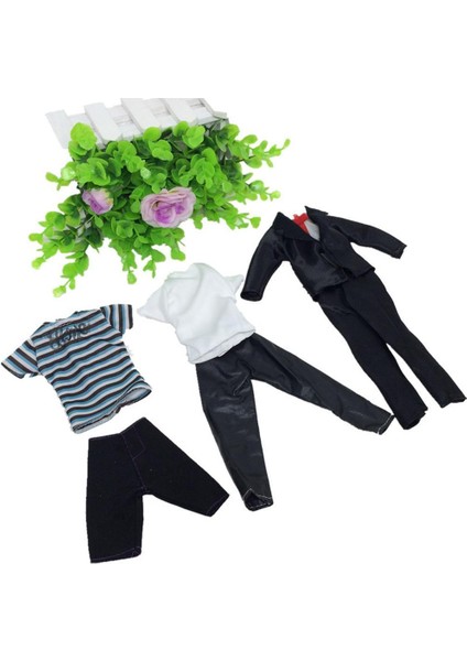 Moda Gündelik Giyim Bebek Giysileri Ken Doll Için Pantolon Kıyafeti Üstleri (Yurt Dışından) fırsatları
