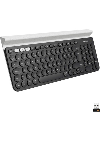 K780 Multi-Platform Ingilizce Q Kablosuz Klavye Siyah
