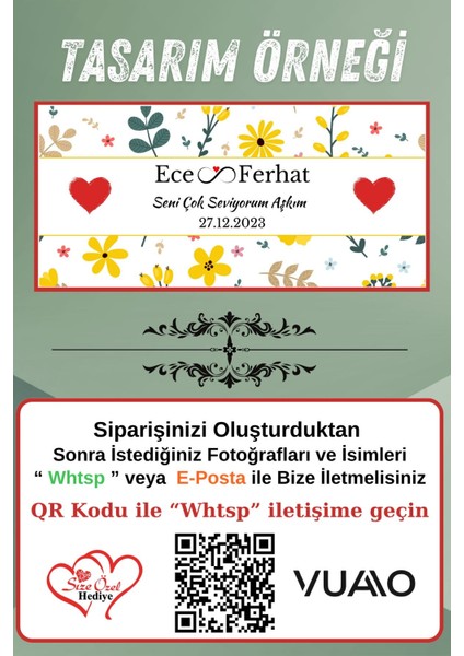 Kişiye Özel Isimli & Tarihli Desenli Kupa Bardak - Isme Özel Baskılı Kupa Bardağı modelleri