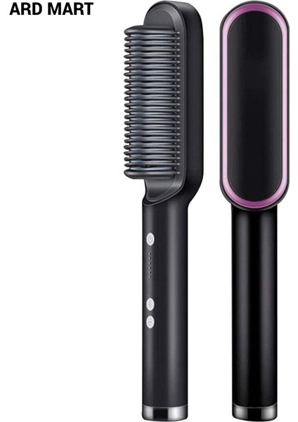 Kızlar Için Hızlı Saç Düzleştirici Fırçası Profesyonel Anti Ölçekli Kızlar / Kadınlar Için En Iyi Saç Şekillendirici Düzleştirici Fırçası (Model: HQT-909B) (Yurt Dışından)